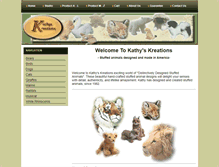 Tablet Screenshot of kathyskreations.com